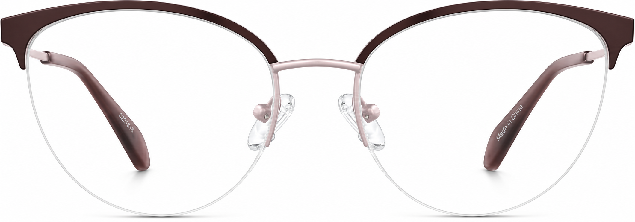 Brown Cat-Eye Glasses · Brown · reference