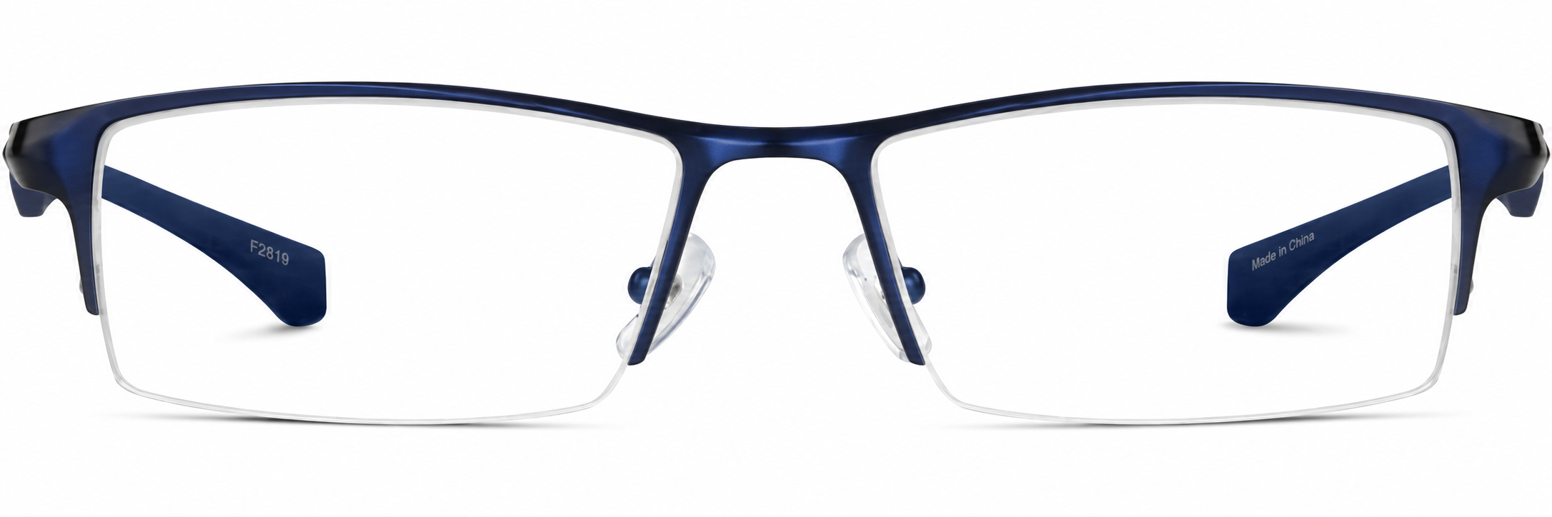 Blue Rectangle Glasses · Blue · reference