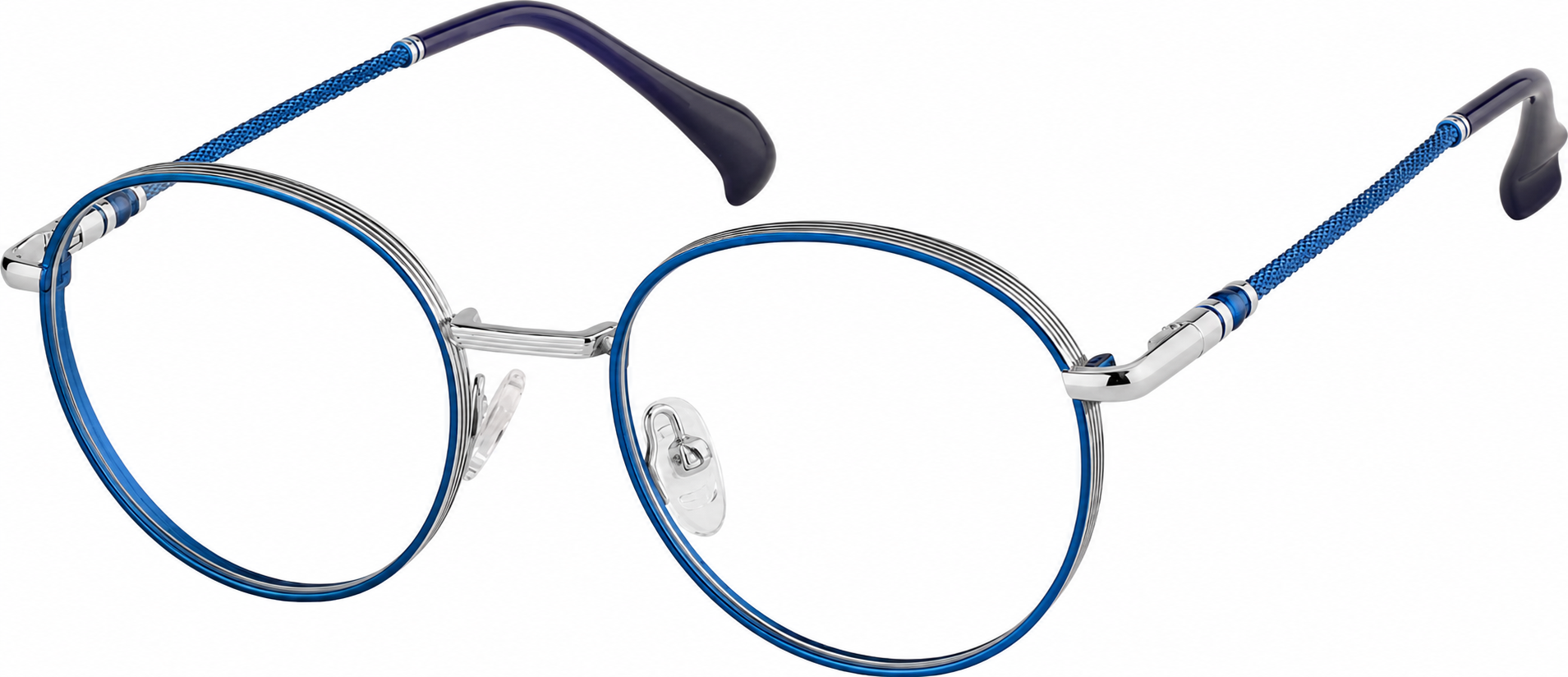 Blue Round Glasses · Blue · reference