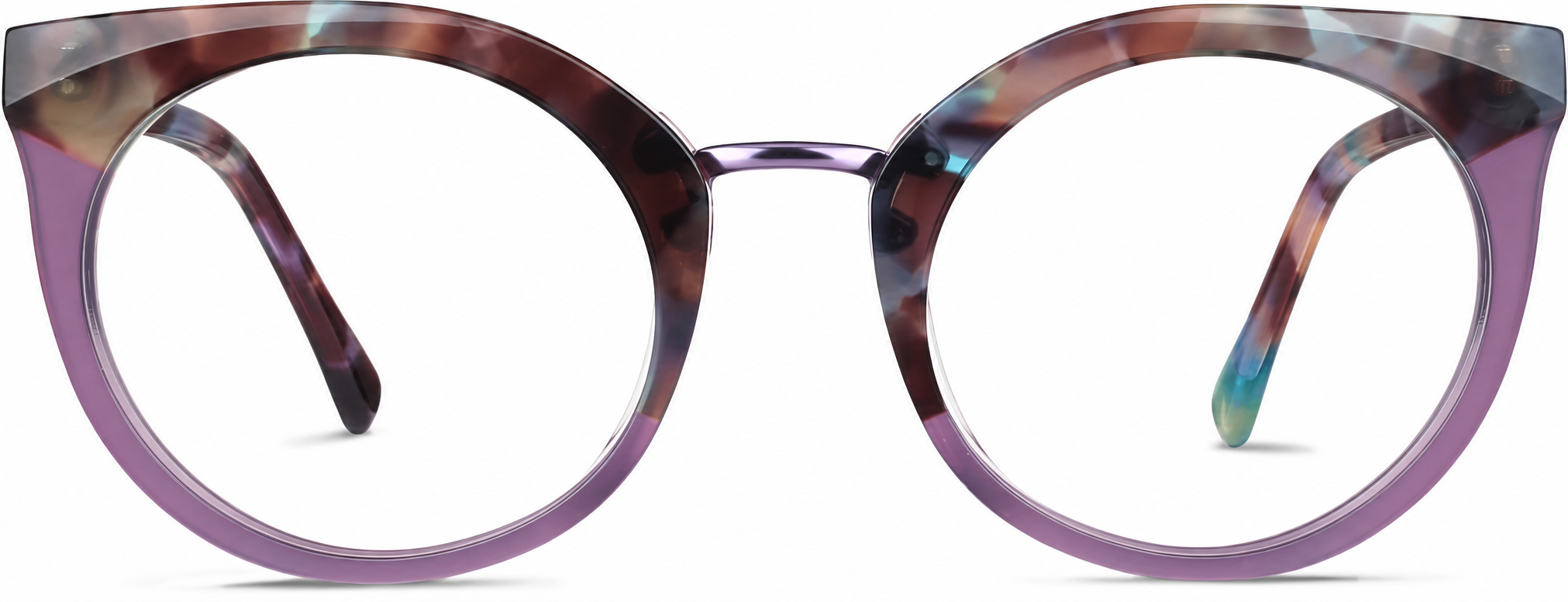 Purple Round Glasses · Purple · reference
