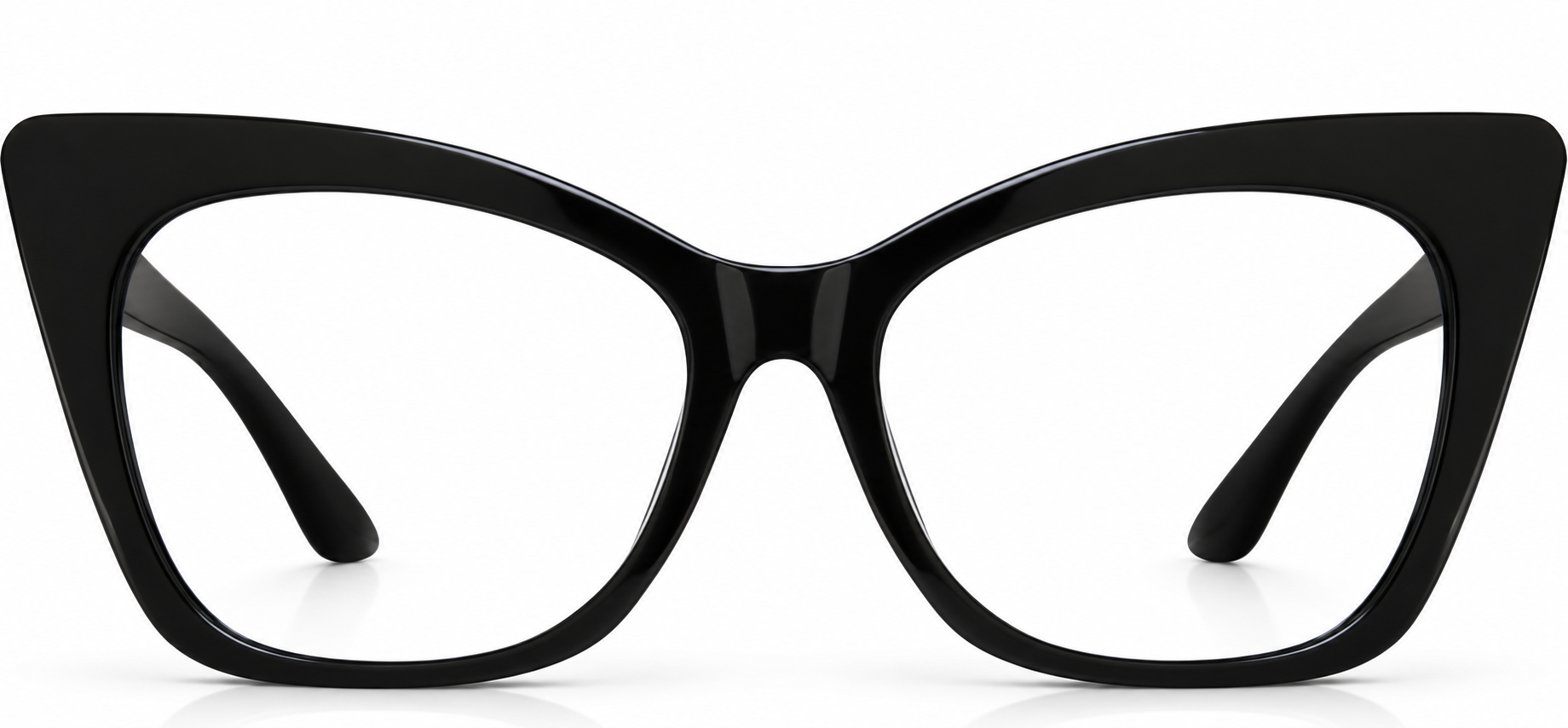 Black Pretty Purrfect Glasses · Black · reference