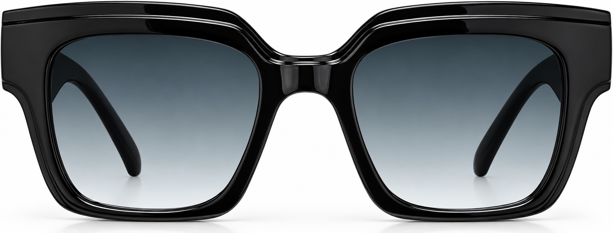 Black Square Sunglasses · Black · reference