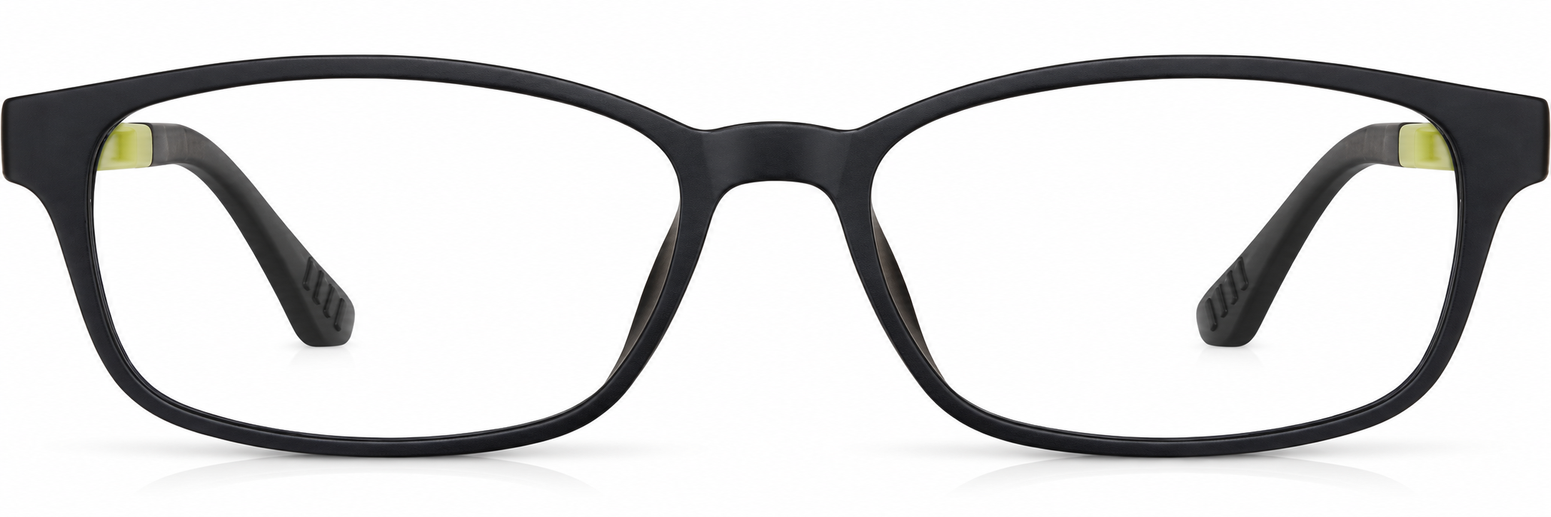 Black Rectangle Glasses · Black · reference
