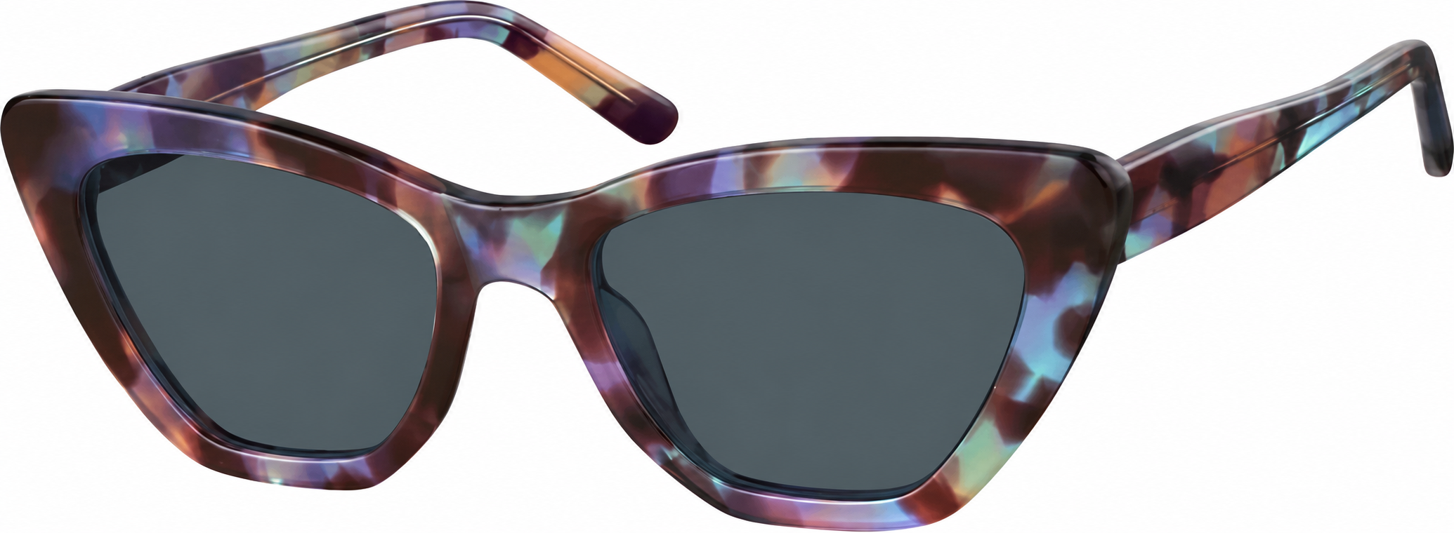 Premium Cat-Eye Sunglasses · Purple · reference