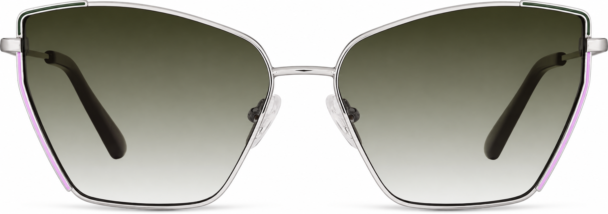 Silver Cat-Eye Sunglasses · Silver · reference