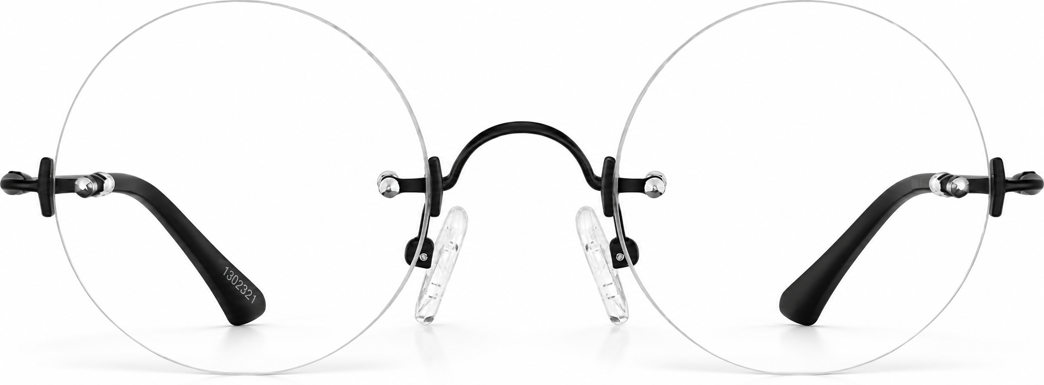 Black Rimless Glasses · Black · reference