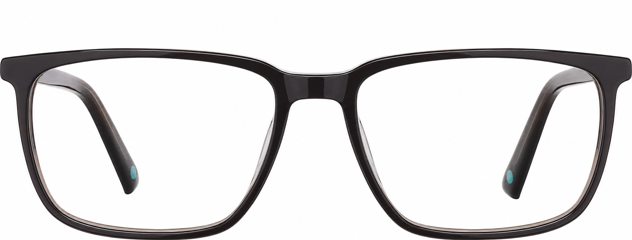 Brown Rectangle Glasses · Brown · reference