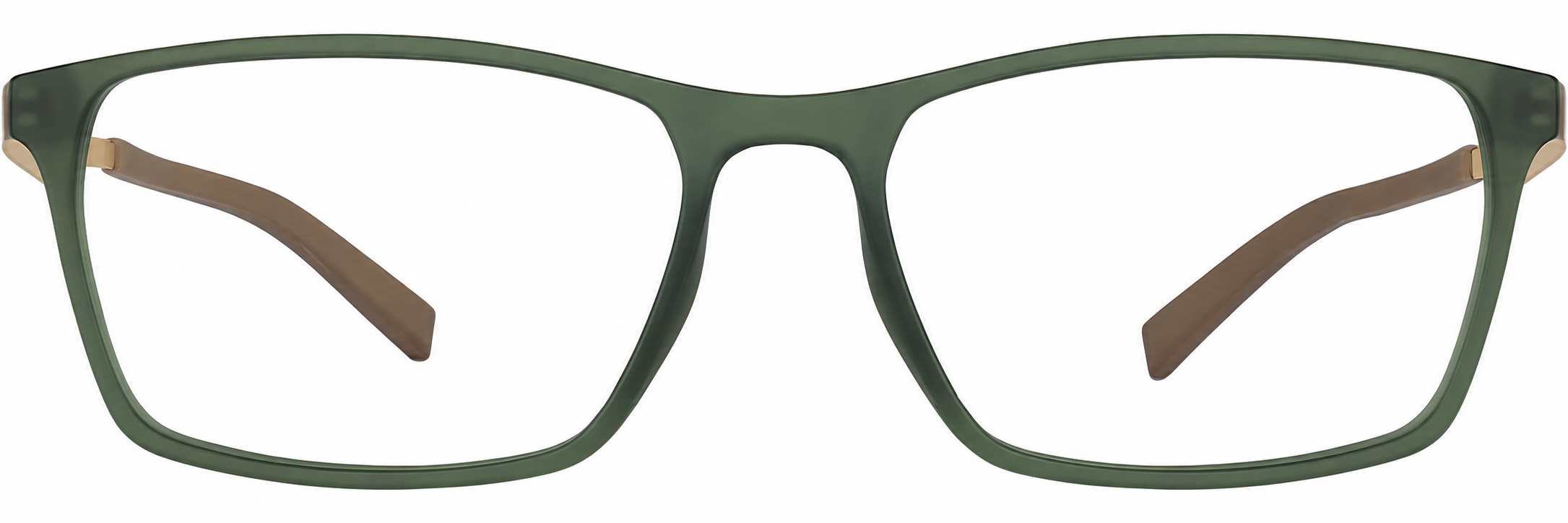 Green Rectangle Glasses · Green · reference