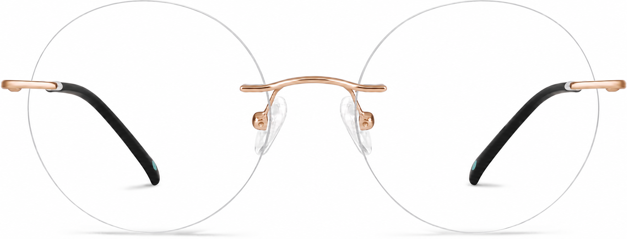 Rose Gold Customizable Rimless Glasses · Rose Gold · reference