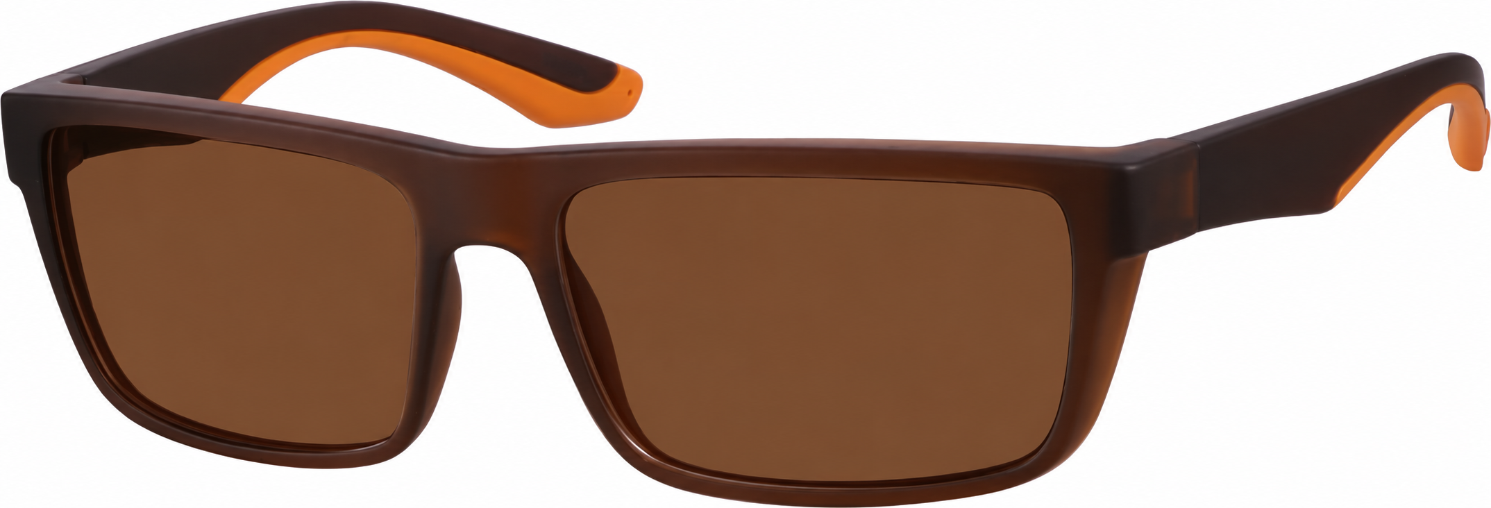 Premium Rectangle Sunglasses · Brown · reference