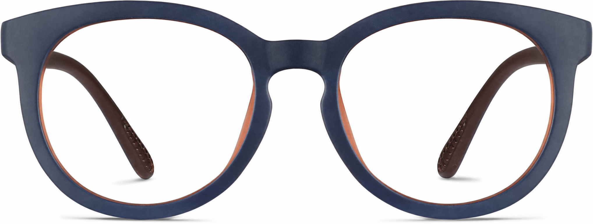 Navy Kids' Round Glasses · Navy · reference