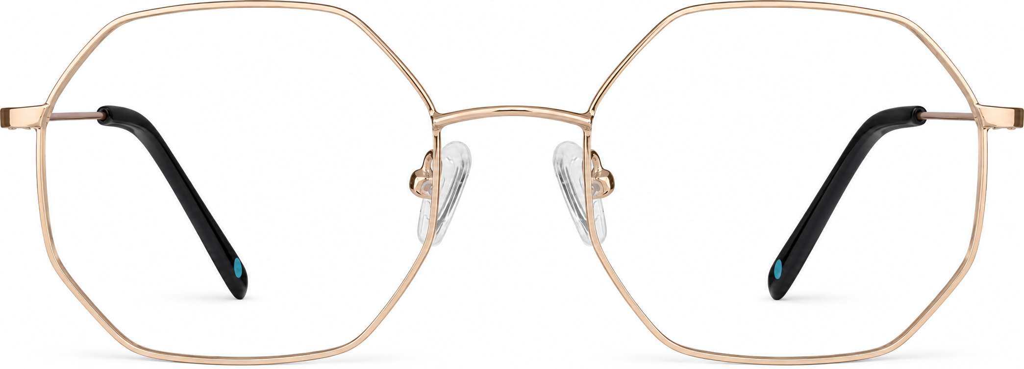 Rose Gold Geometric Glasses · Rose Gold · reference