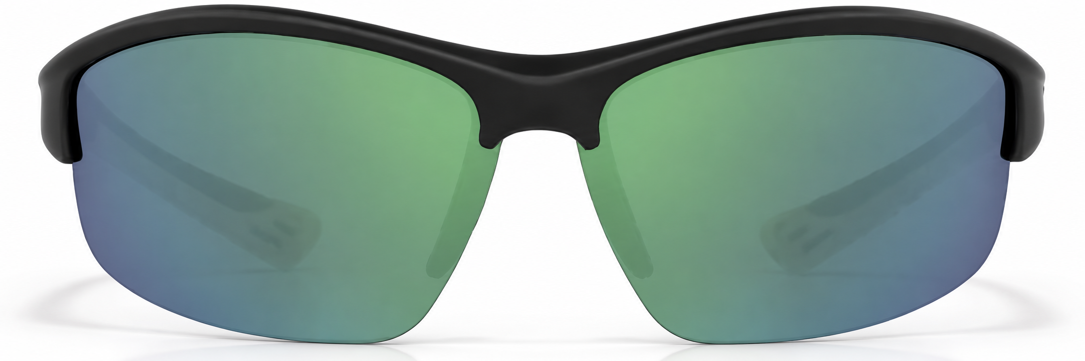 Black Half-Rim Sunglasses · Black · reference