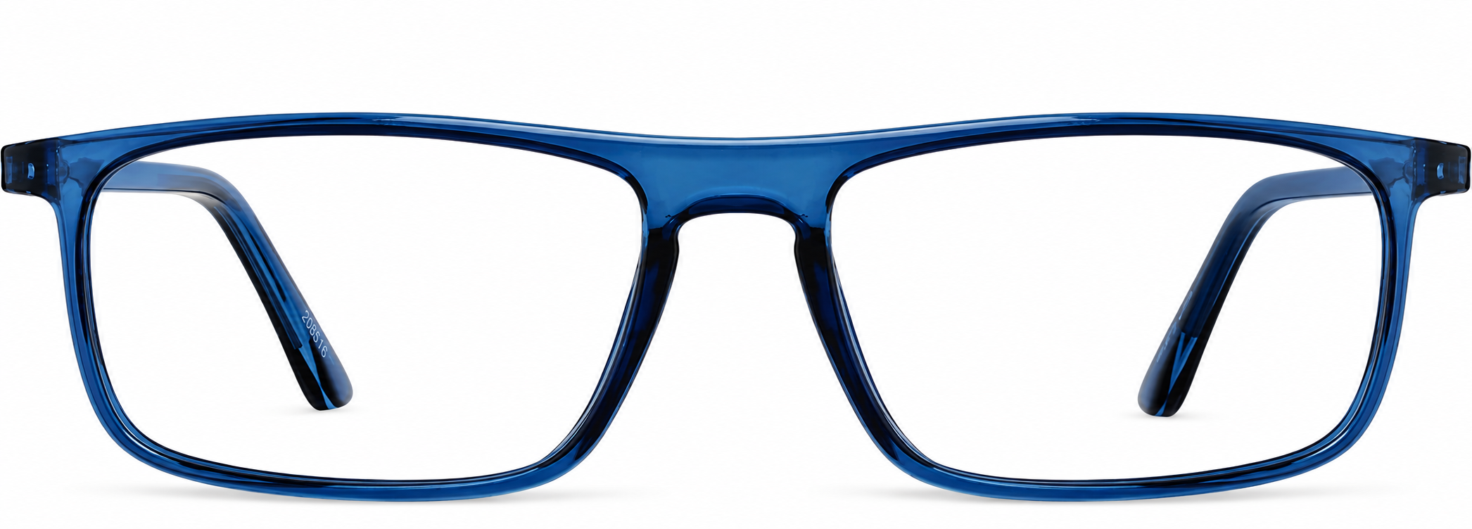 Blue Rectangle Eyeglasses · Blue · reference