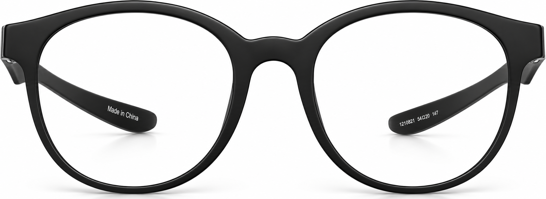 Black OptiFlex® Round Glasses · Black · reference