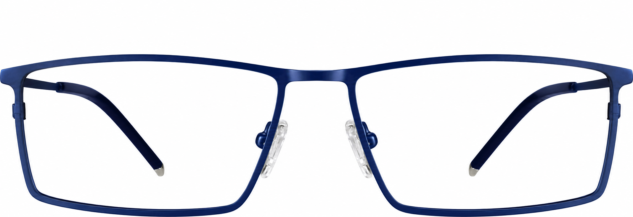 Navy Titanium Rectangle Glasses · Navy · reference