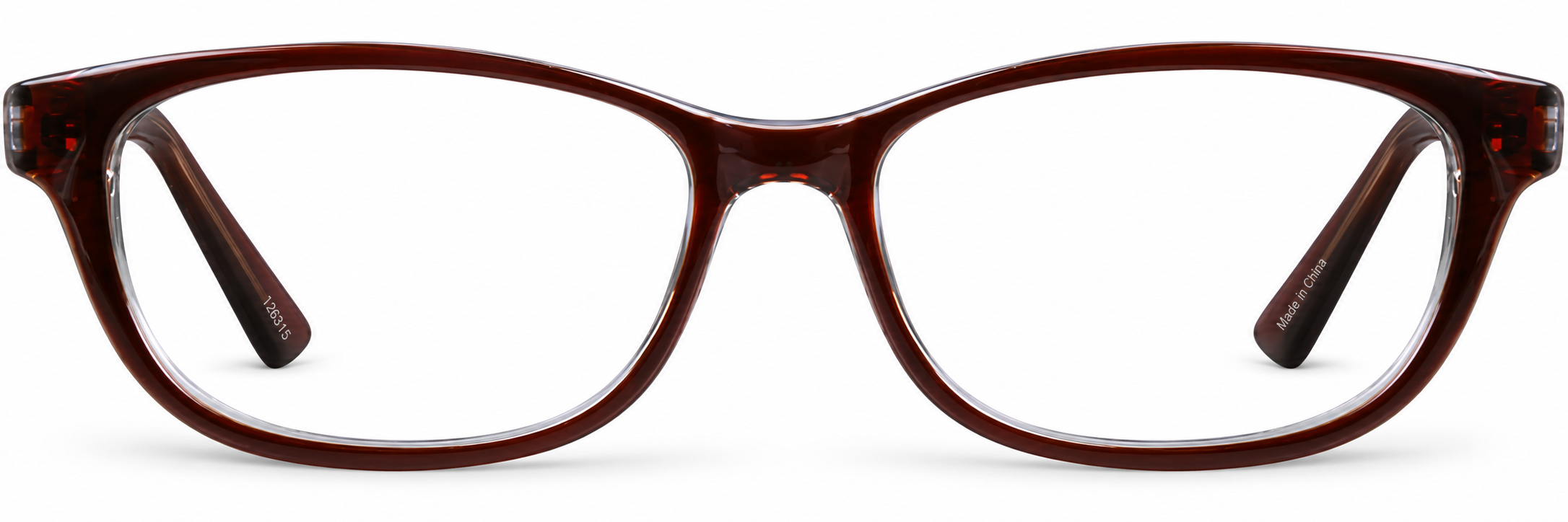 Brown Oval Glasses · Brown · reference