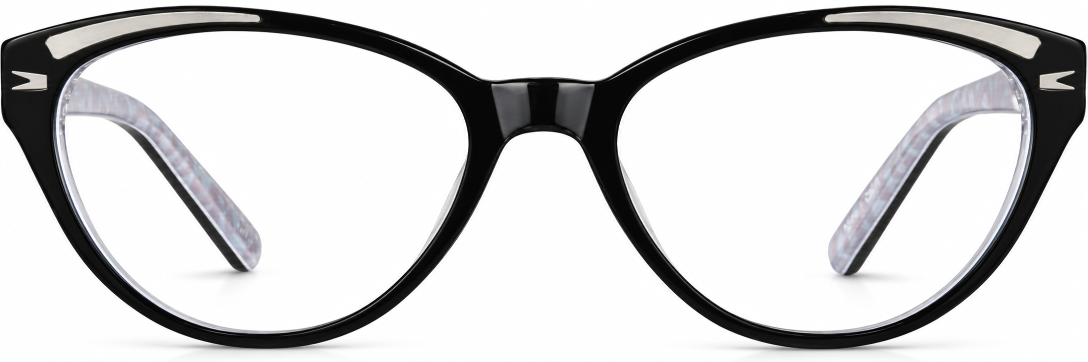 Black Cat-Eye Glasses · Black · reference
