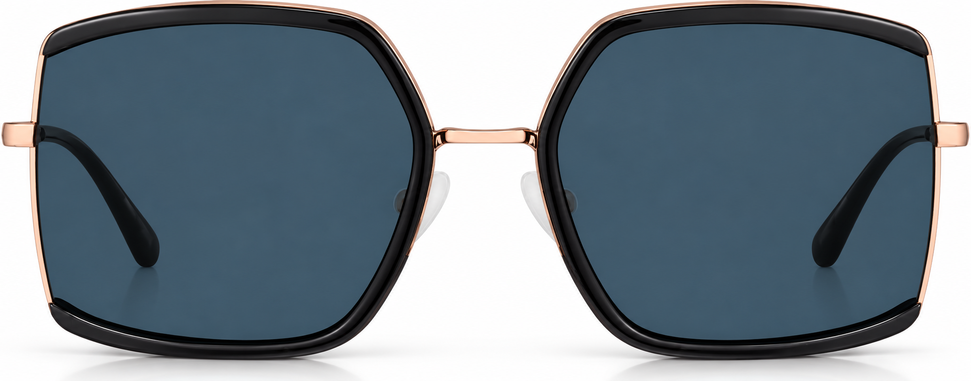Black Geometric Sunglasses · Black · reference