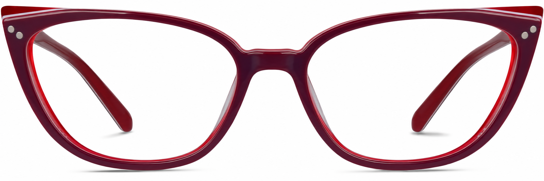 Red Cat-Eye Glasses · Red · reference