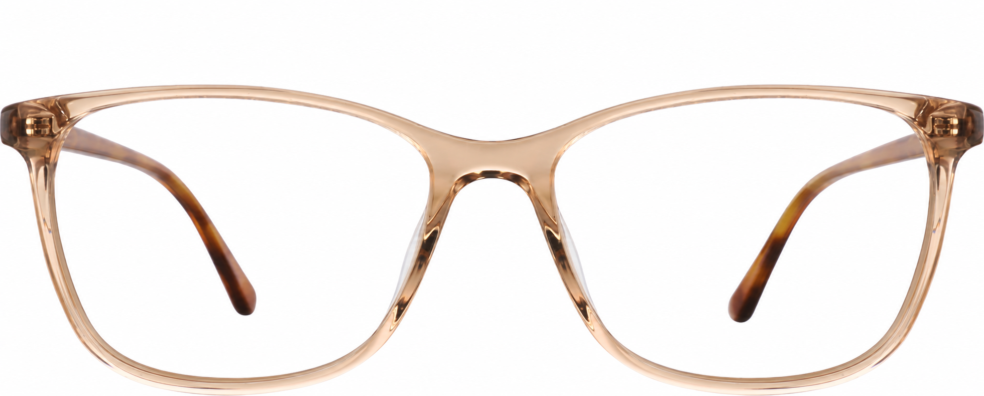 Brown Rectangle Glasses · Brown · reference