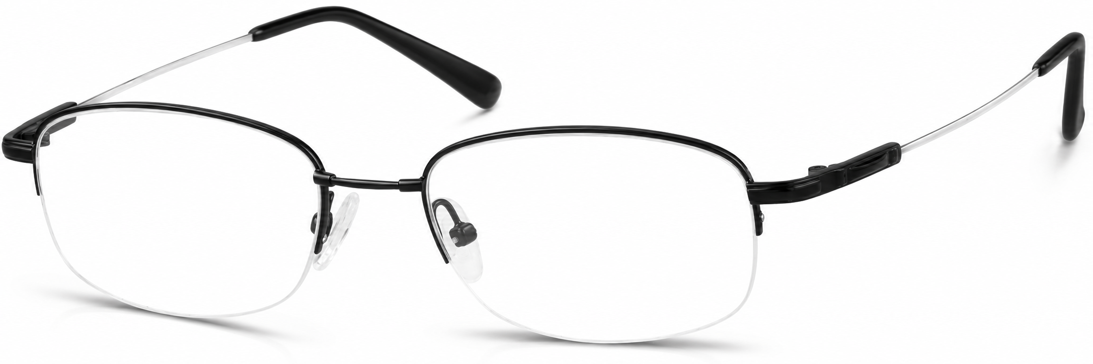 Black Rectangle Glasses · Black · reference