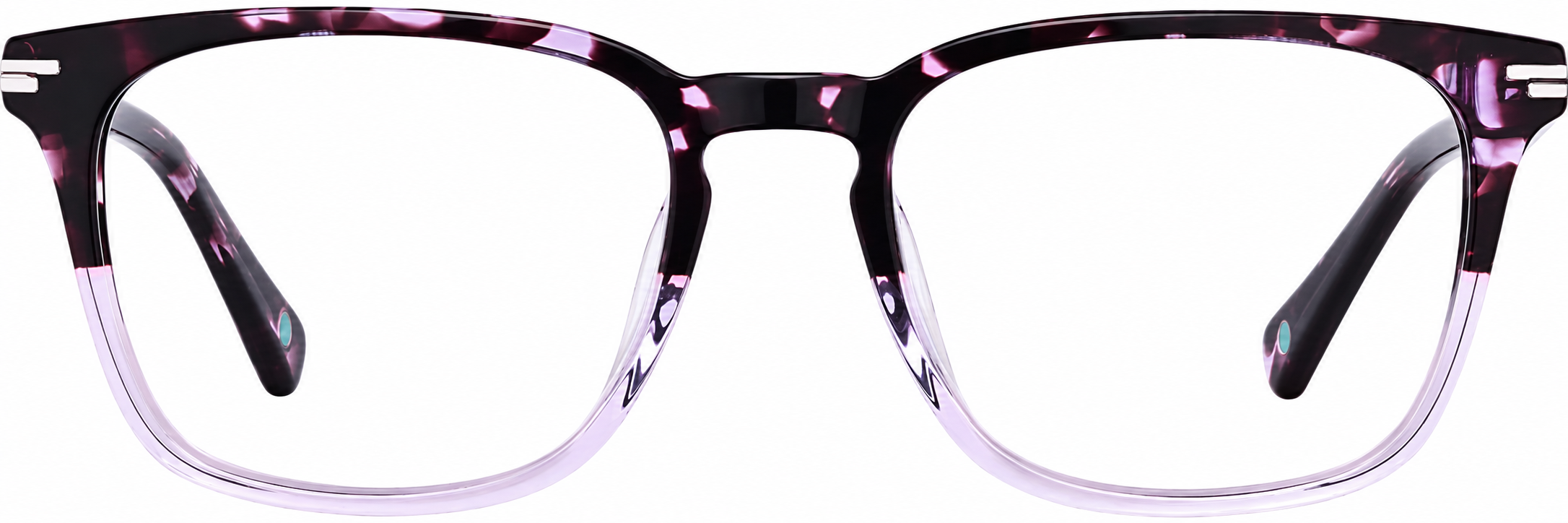 Lilac Tortoiseshell Rectangle Glasses · Lilac Tortoiseshell · reference