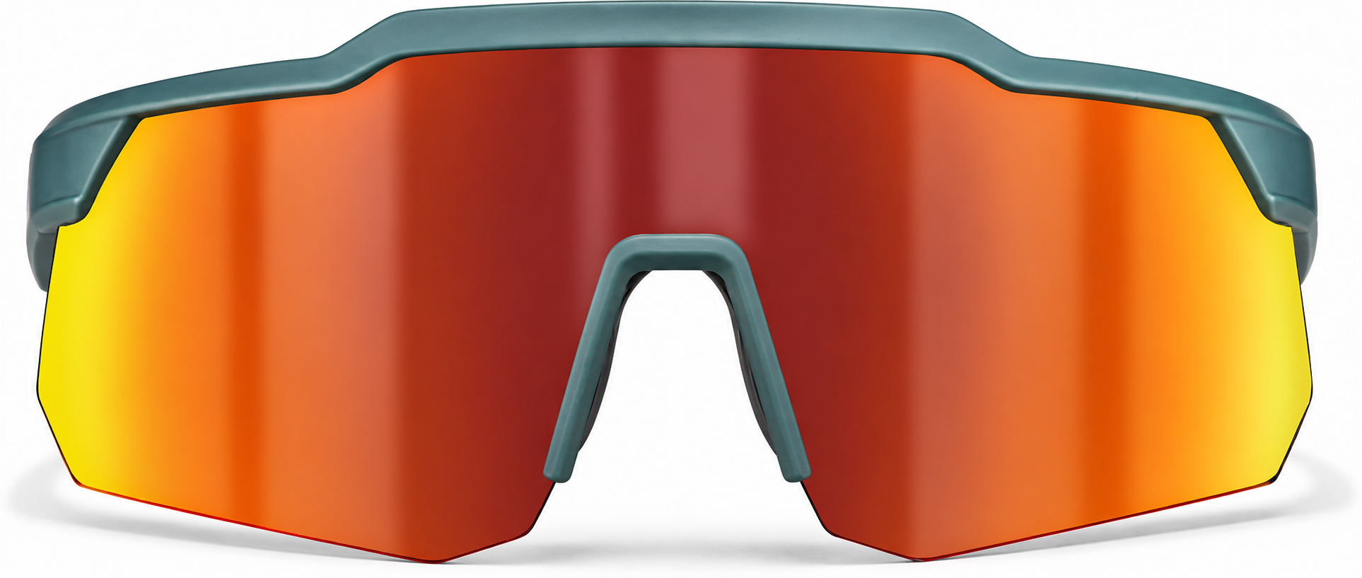 Blue with Flame Mirror Wrap-Around Shield Sunglasses · Blue with Flame Mirror · reference