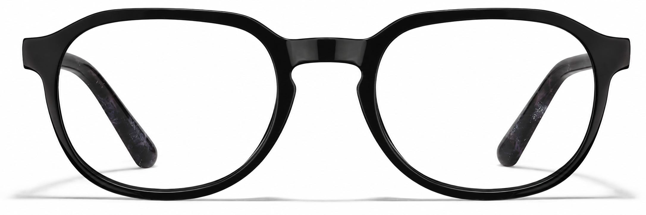 Black Oval Glasses · Black · reference