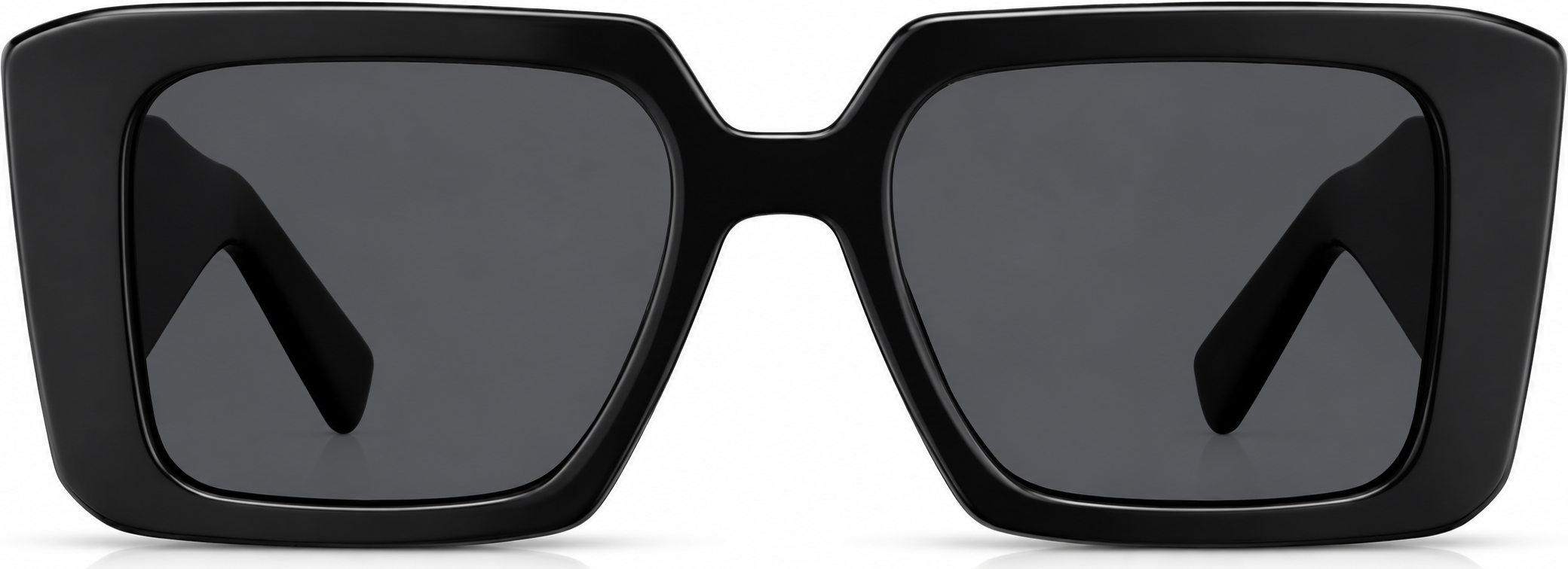 Black Square Sunglasses · Black · reference