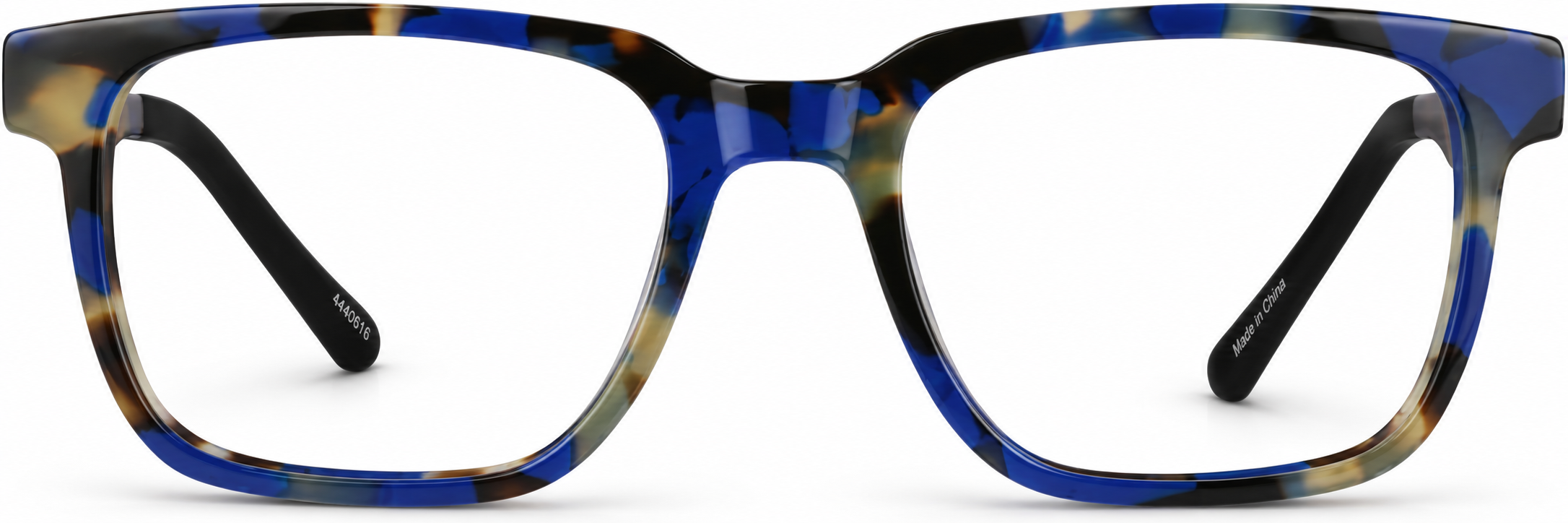 Blue Tortoiseshell Dare Kids' Square Glasses · Blue Tortoiseshell · reference