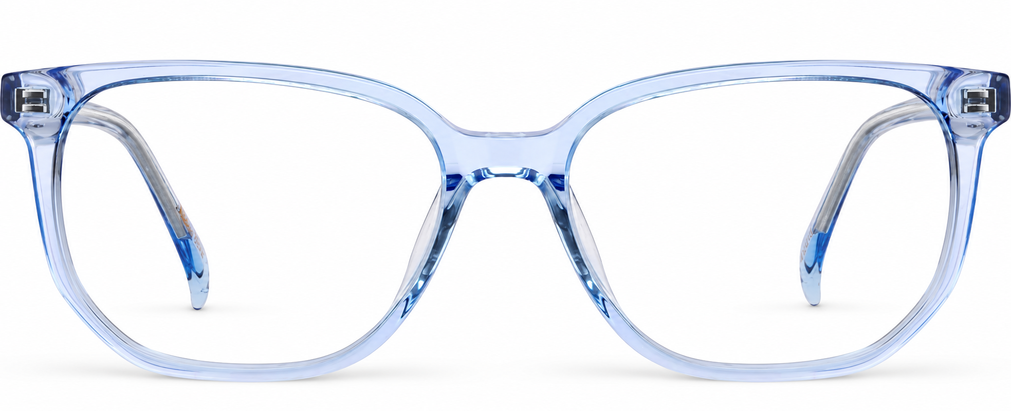 Blue Rectangle Glasses · Blue · reference