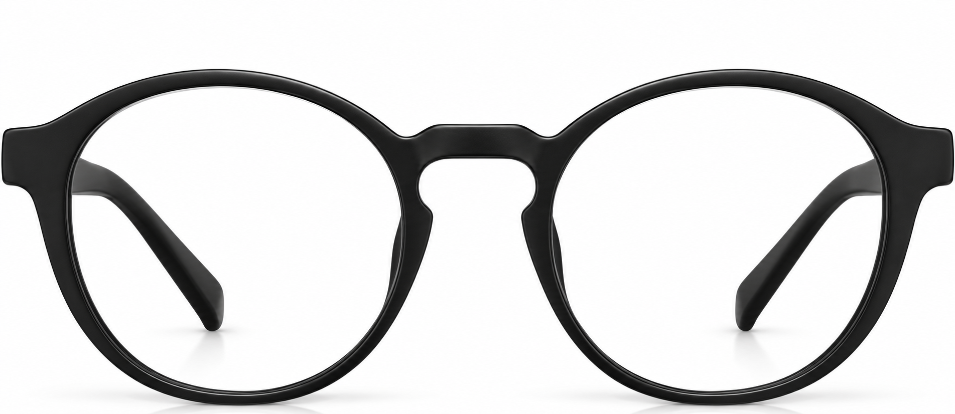 Black Round Glasses · Black · reference