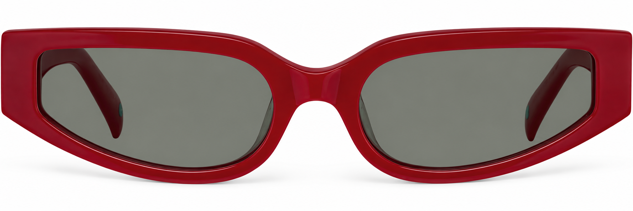 Red Rectangle Sunglasses · Red · reference