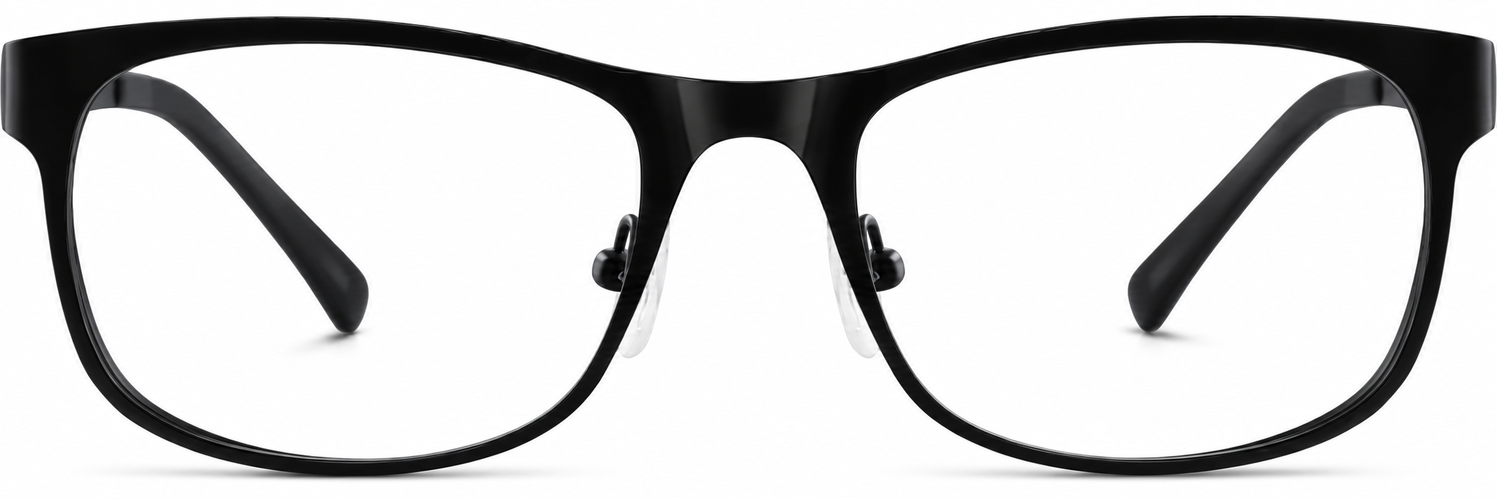 Black Rectangle Glasses · Black · reference