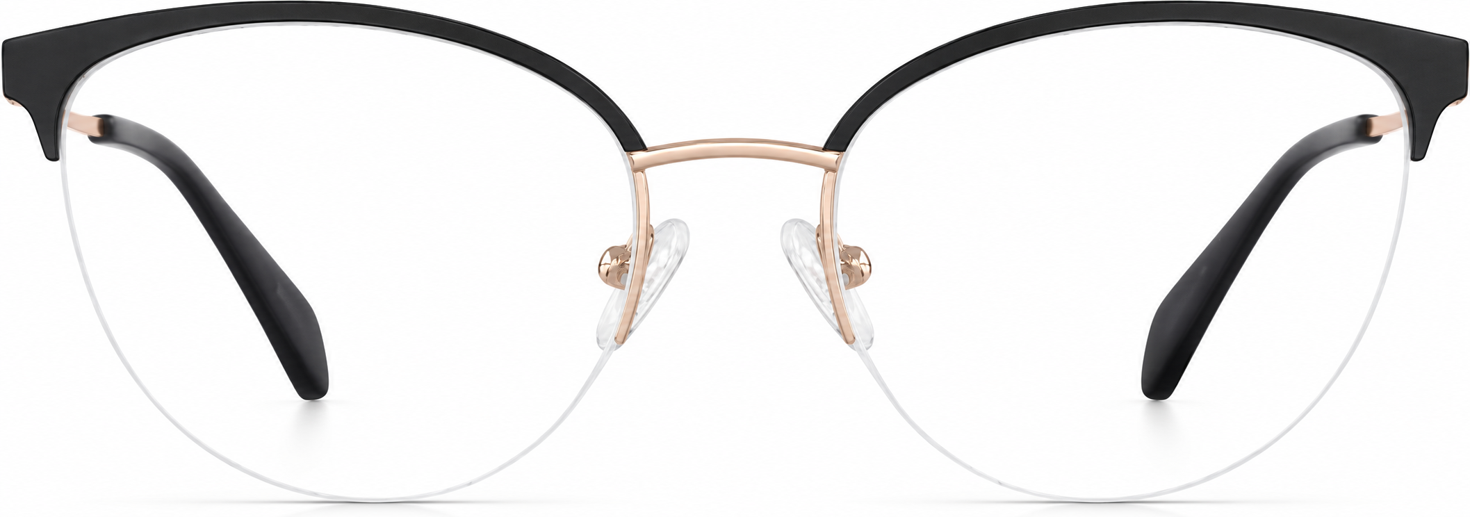 Black Cat-Eye Glasses · Black · reference