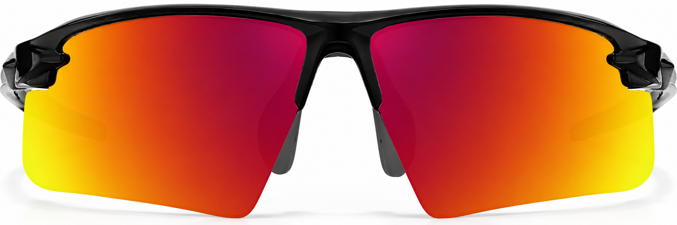 Black Zunnies - Wrap-Around Sports Sunglasses (Larger Lenses) · Black · reference