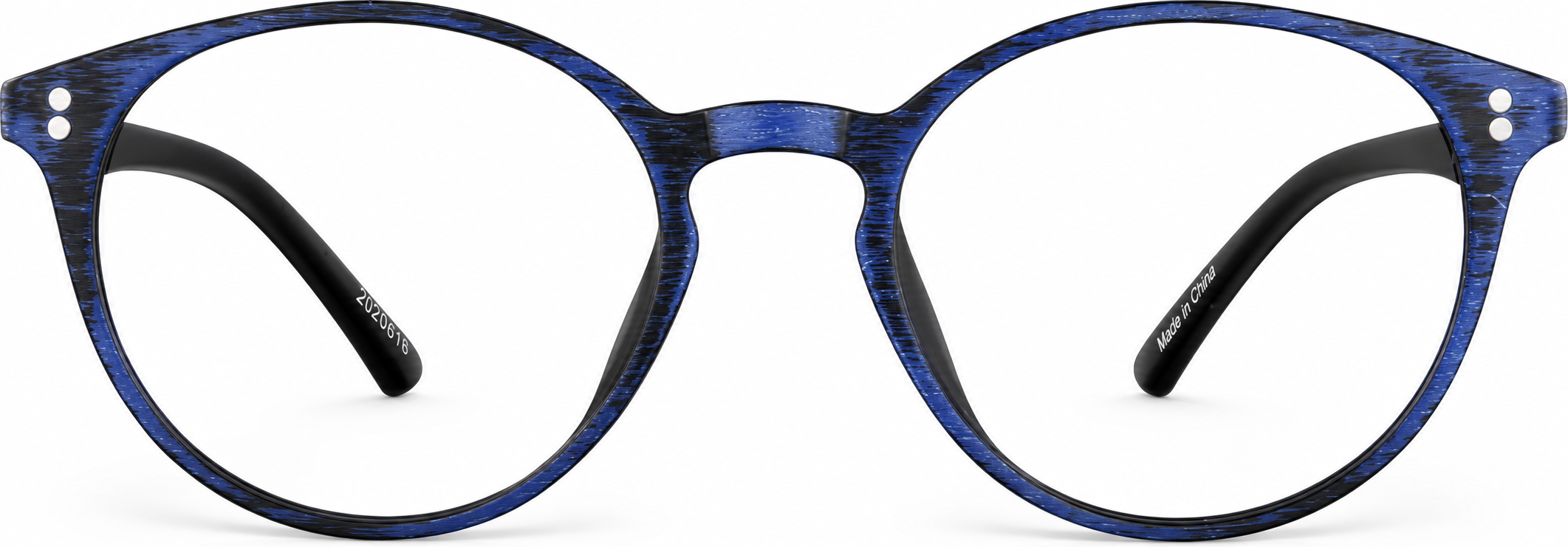 Blue Round Glasses · Blue · reference