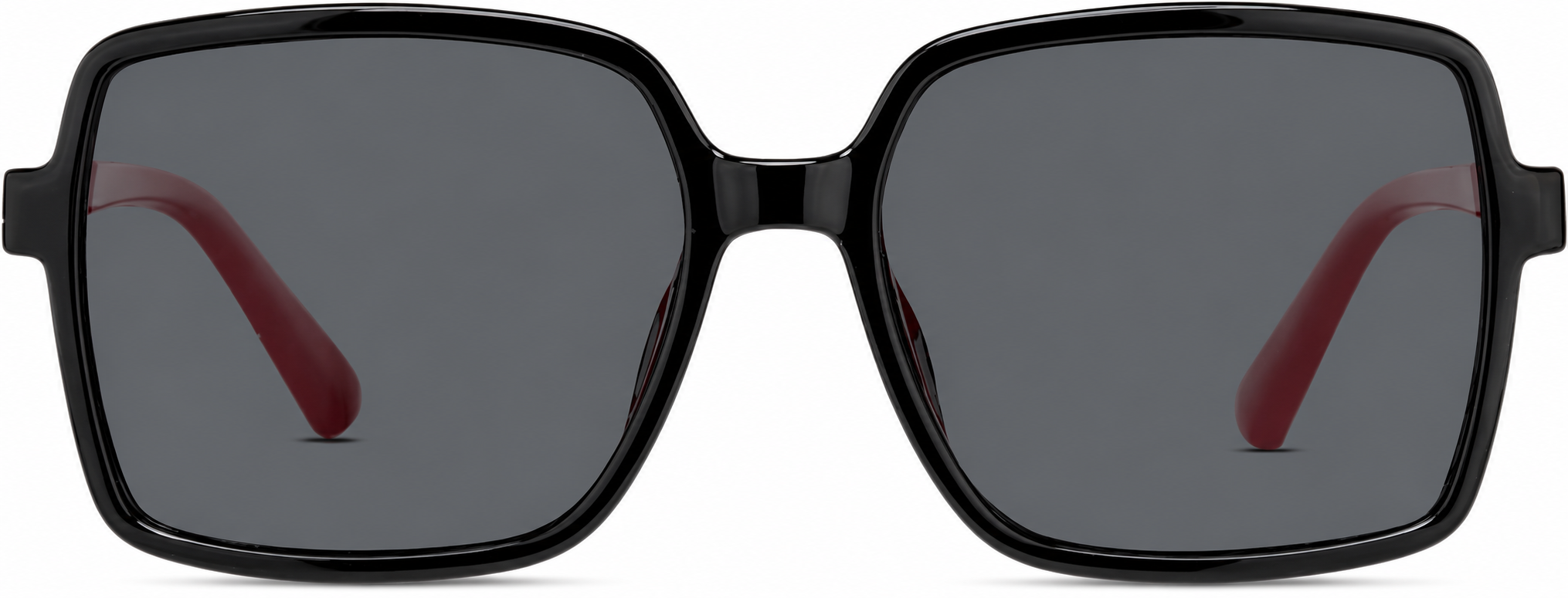 Black Kids' Square Sunglasses · Black · reference
