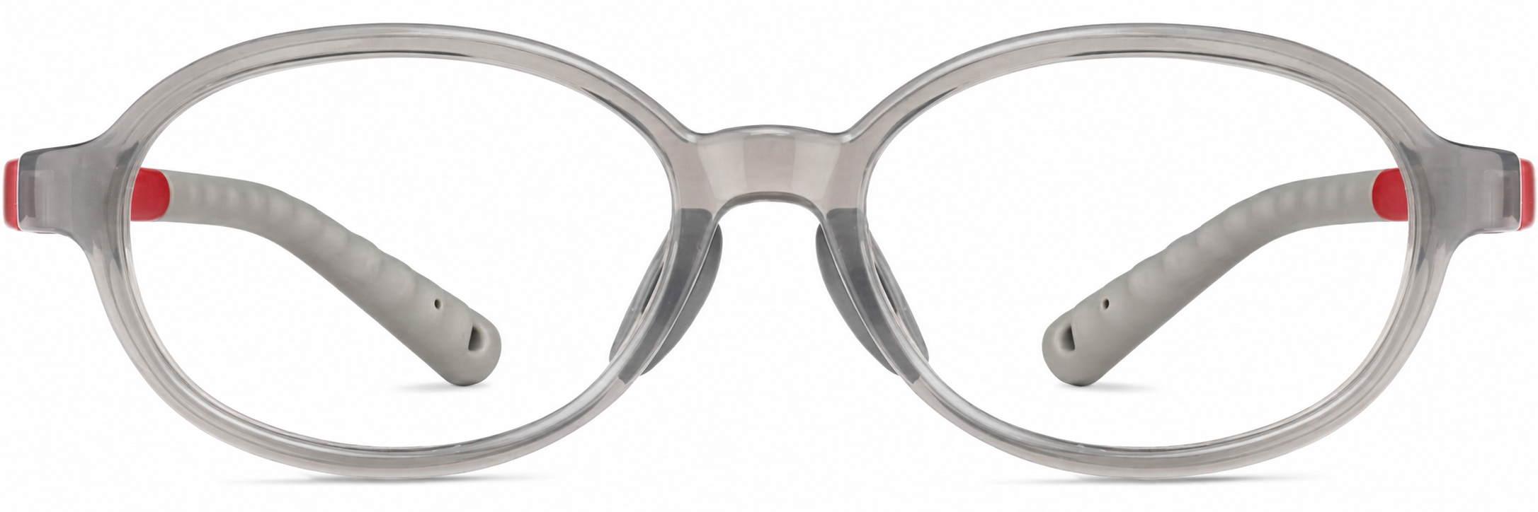 Gray Kids' Flexible Oval Glasses · Gray · reference