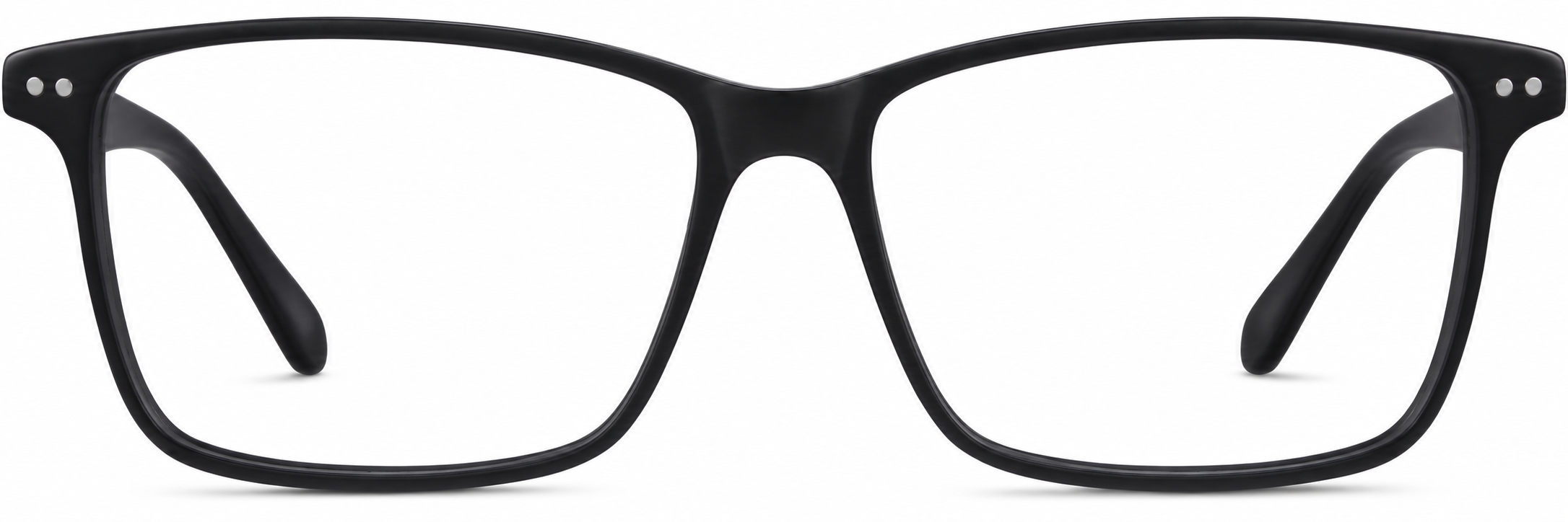 Black Rectangle Glasses · Black · reference