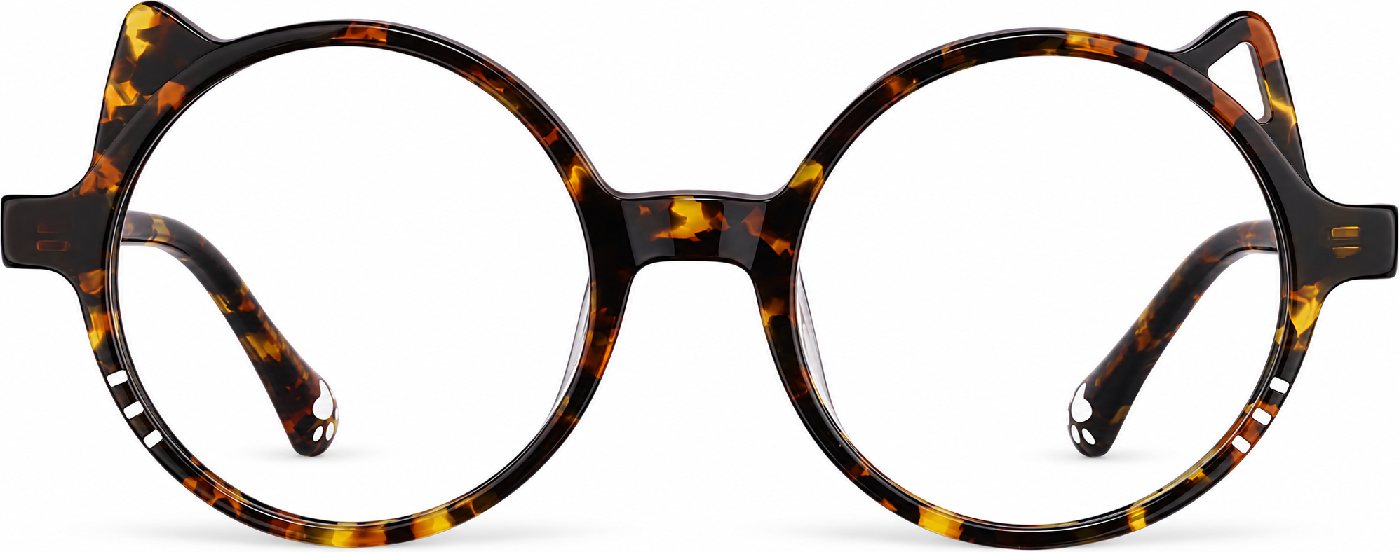 Tortoiseshell Kids' Round Glasses · Tortoiseshell · reference
