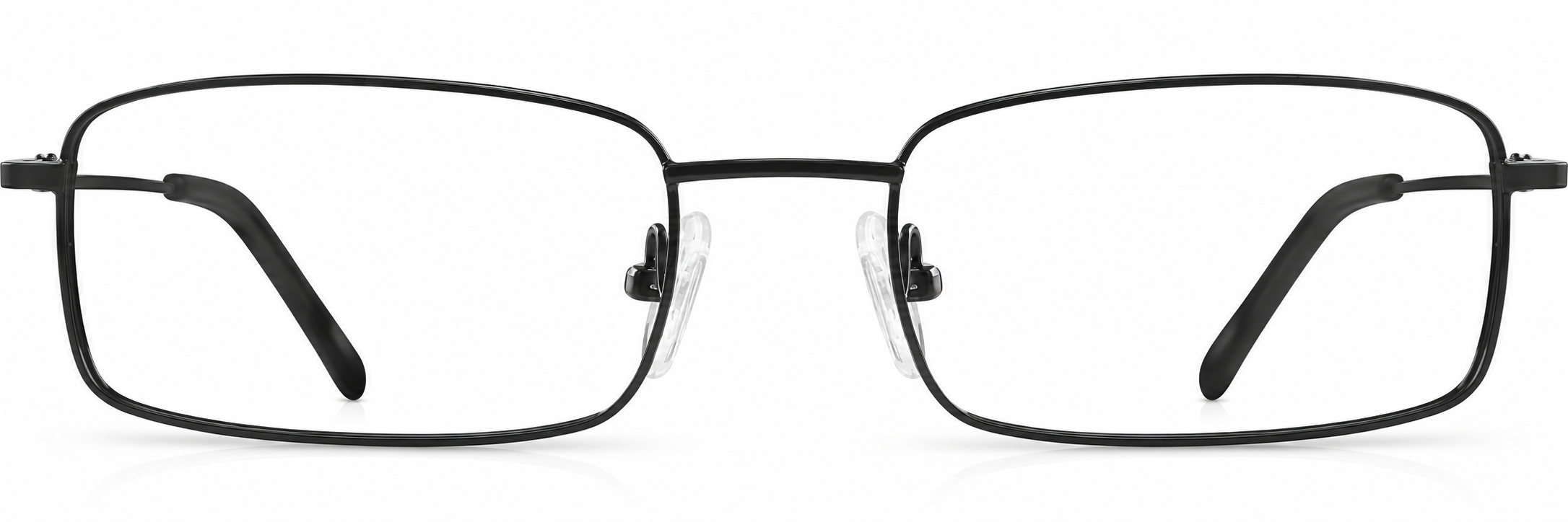 Black Rectangle Glasses · Black · reference