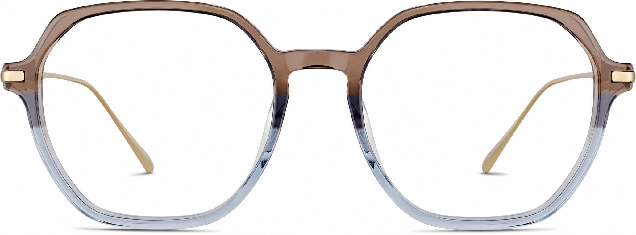 Brown Geometric Glasses · Brown · reference