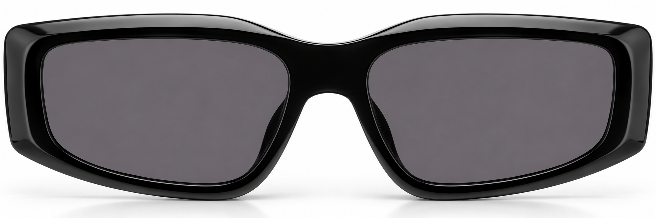 Black Rectangle Sunglasses · Black · reference