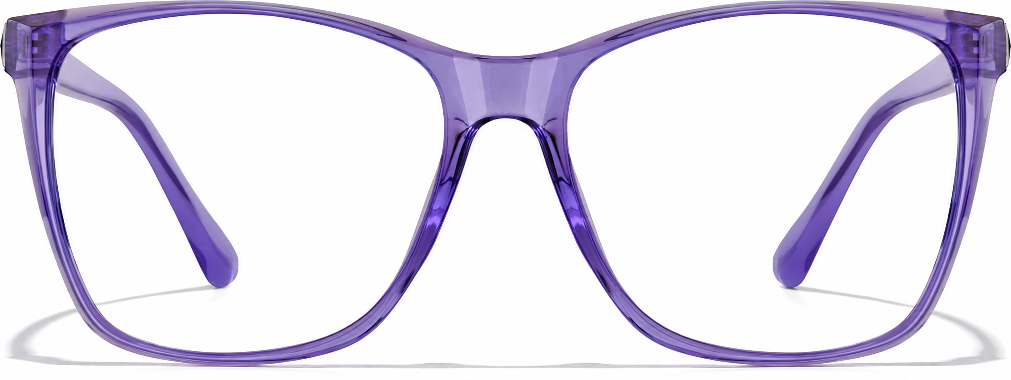 Purple Square Glasses · Purple · reference