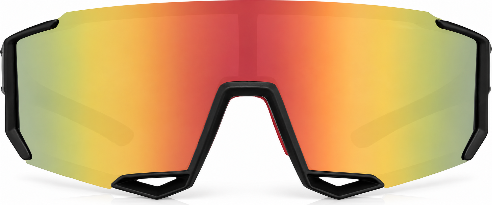 Black Wrap-Around Polarized Sunglasses · Black · reference