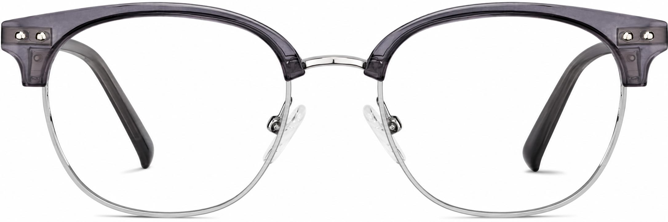 Grey Browline Glasses · Grey · reference
