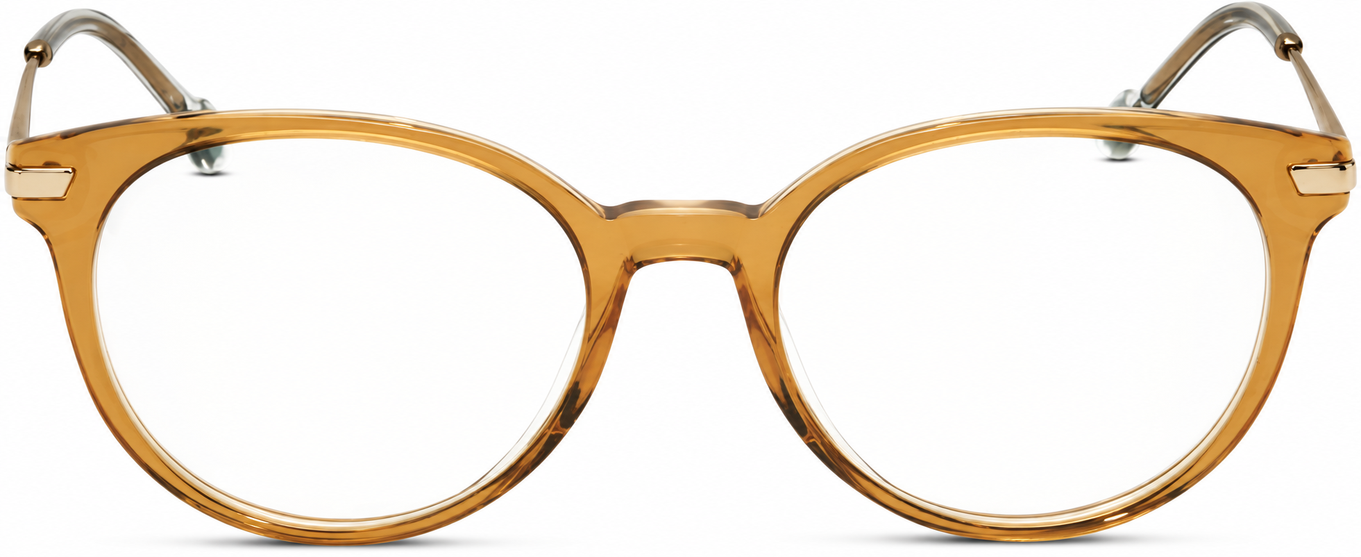 Yellow Ochre Unisex Round Glasses · Ochre · reference