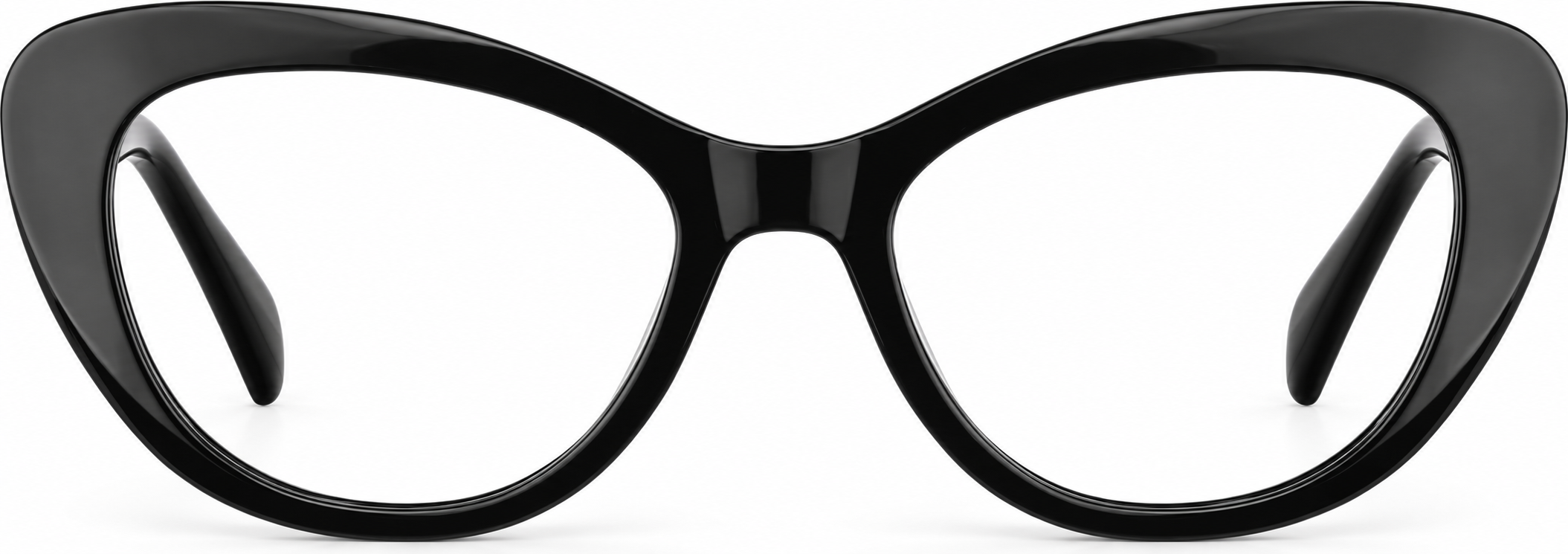 Black Cat-Eye Glasses · Black · reference